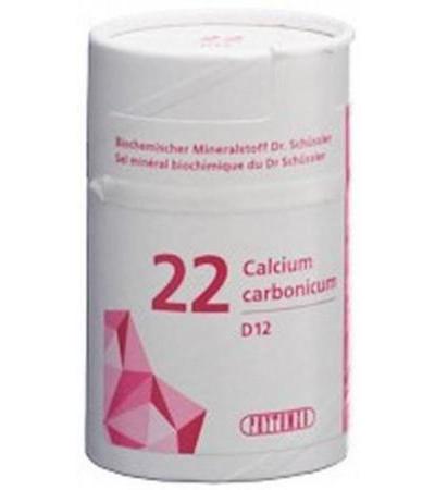 PHYTOMED SCHÜSSLER NR22 CAL CARB TABL D 12 100 G