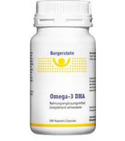 BURGERSTEIN OMEGA-3 DHA KAPS KURMITTEL, 100STK