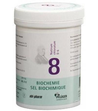 PFLÜGER SCHÜSSLER NR8 NATIRUM CHLORATUM TABL D 6 DS 250 G