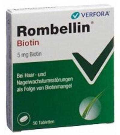 ROMBELLIN TABL 5 MG BIOTIN 50 STK