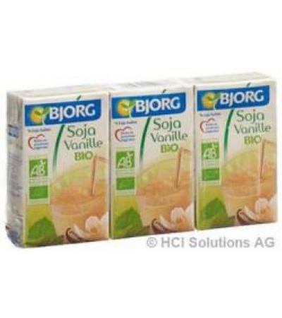 BJORG SOJA DRINK VANILLE 3 X 200 ML