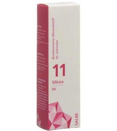 PHYTOMED SCHÜSSLER NR11 SILICEA SALBE D 6 75 G