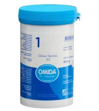 OMIDA SCHÜSSLER NO1 CALCIUM FLUORATUM TABL D 12 DS 350 G