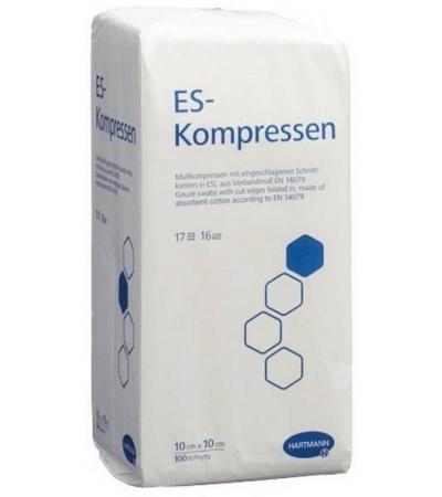 HARTMANN ES KOMPRESSEN 16FACH 10X10CM BTL 100 STK