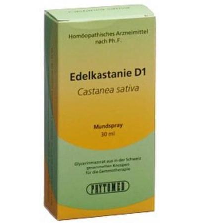 PHYTOMED GEMMO EDELKASTANIE LIQ D 1 SPR 30 ML