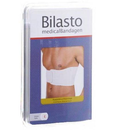 BILASTO RIPPENBRUCHBANDAGE M WEISS UNISEX