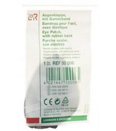 LOHMANN & RAUSCHER AUGENKLAPPE STEIF OVAL SCHWARZ