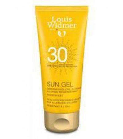 LOUIS WIDMER SOLEIL SUN GEL 30 NON PARFUMÉ 100 ML