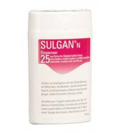 SULGAN N DISPENSER 25 PERFORIERTE MEDIZINALTÜCHLEIN