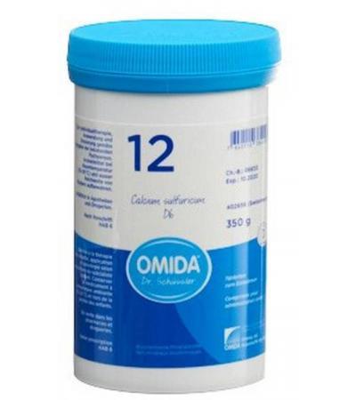 OMIDA SCHÜSSLER NO12 CALCIUM SULFURICUM TABL D 6 DS 350 G