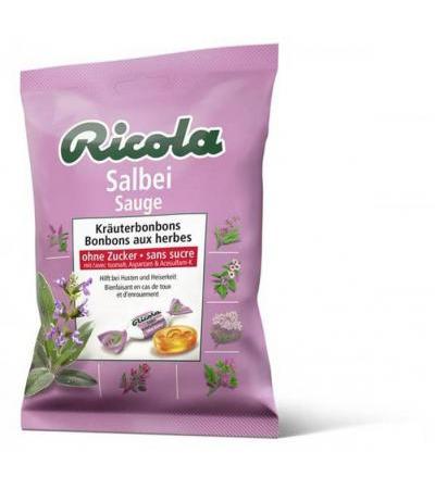 RICOLA SALBE KRÄUTERBONBONS OHNE ZUCKER BEUTEL 125 G