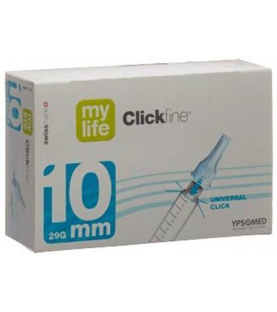 MYLIFE CLICKFINE PEN NADELN 10MM (29G), 100 STÜCK
