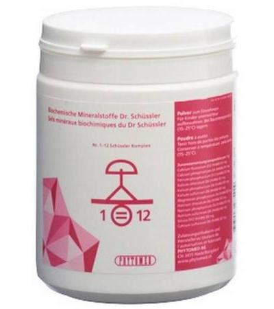 PHYTOMED SCHÜSSLER KOMPLEX TRITURATION NR. 1-12 500 G