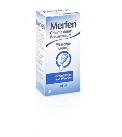 MERFEN WÄSSERIGE LÖSUNG FARBLOS 15 ML