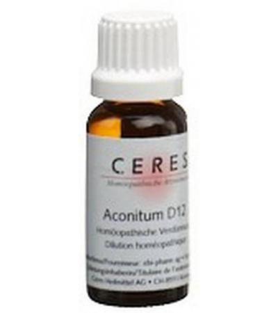 CERES ACONITUM D 12 DILUTION 20 ML