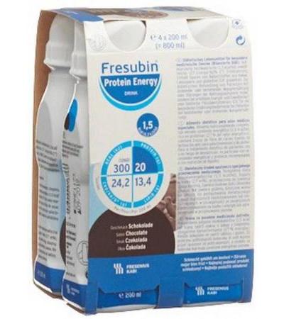 FRESUBIN PROTEIN ENERGY DRINK SCHOKOLADE 4 X 200 ML