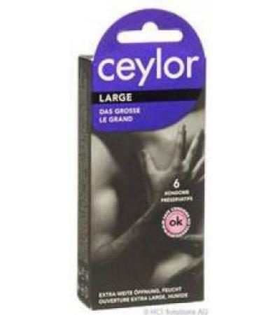 CEYLOR LARGE PRÄSERVATIV MIT RESERVOIR 6 STK
