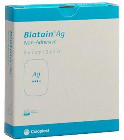 BIATAIN AG NON-ADHESIVE 5X7CM 5 STÜCK
