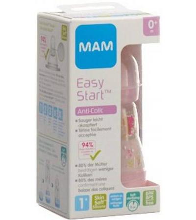 MAM EASY START ANTI-COLIC FLASCHE 160ML 0+ MONATE GIRL