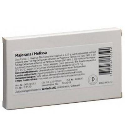 WELEDA MAJORANA/MELISSA VAG TABL 10 STK