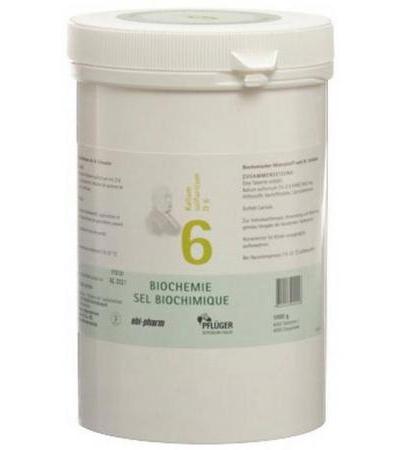 PFLÜGER SCHÜSSLER NR6 KAL SULF TABL D 6 1000 G