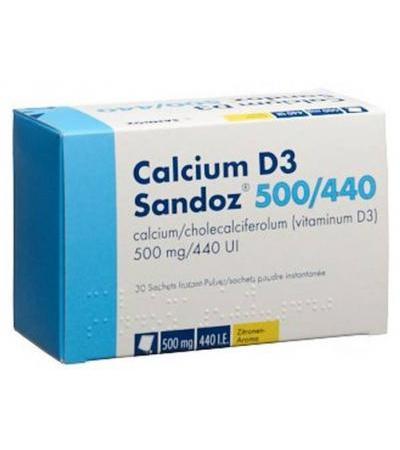 CALCIUM D3 SANDOZ PLV 500/440 BTL 30 STK