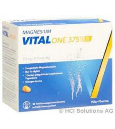 MAGNESIUM VITAL ONE 375 30 TRINKBRAUSEGRANULAT-SACHETS