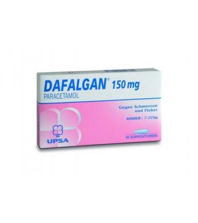 DAFALGAN SUPP 150 MG 10 STK