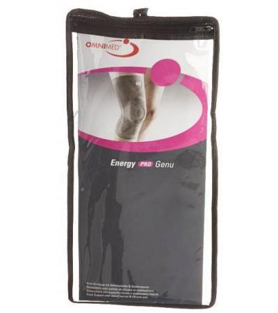 OMNIMED ENERGY PRO GENU KNIE-BANDAGE XS ANTHRAZIT
