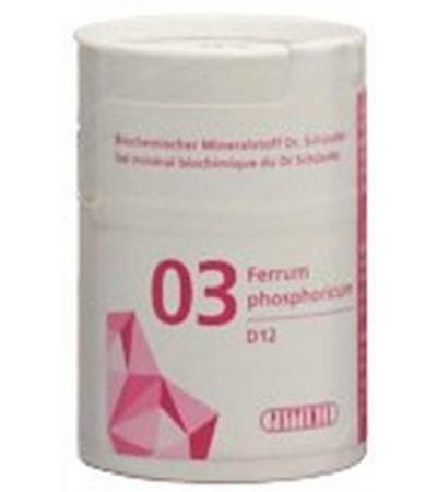 PHYTOMED SCHÜSSLER NR3 FERR PHO TABL D 12 50 G