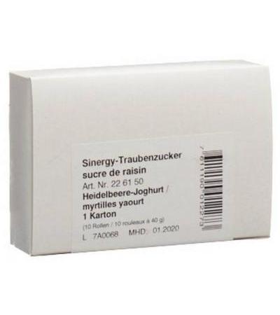 SINERGY TRAUBENZUCKER HEIDELBEER JOGHURT 10 X 40 G