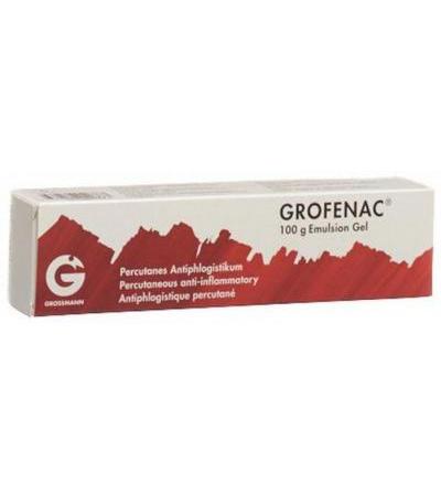 GROFENAC EMULGEL 1 % TB 100 G