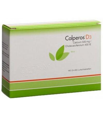 CALPEROS D3 MINT 180 (3 X 60) LUTSCHTABLETTEN
