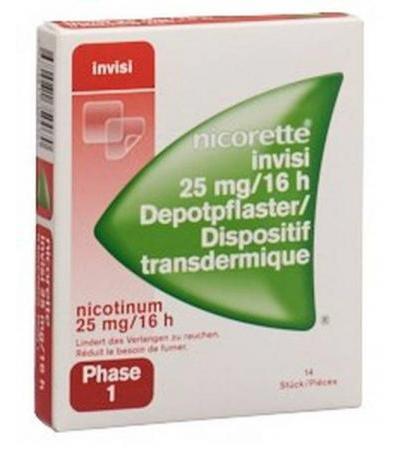 NICORETTE INVISI 25 MG/16 H DEPOTPFLASTER 14 STÜCK