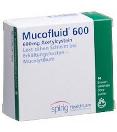 MUCOFLUID 600 14 BRAUSETABLETTEN OHNE ZUCKER