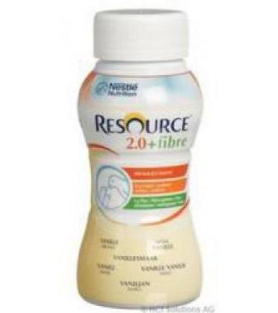RESOURCE 2.0+FIBRE VANILLE GESCHMACK 4 X 200 ML