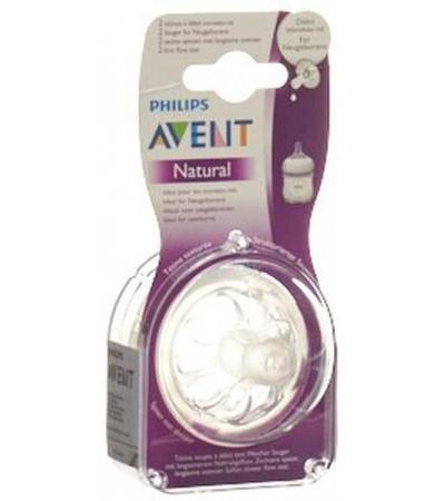 AVENT PHILIPS NATURNAH-SAUGER FÜR NEUGEBORENE 2 STK