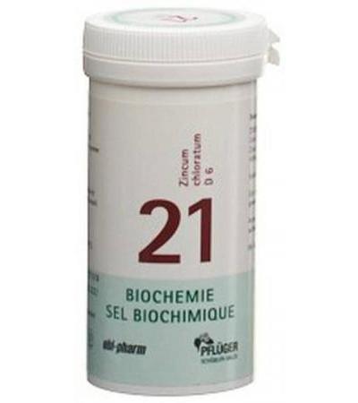 PFLÜGER SCHÜSSLER NR 21 ZINCUM CHLORATUM TABL D 6 100 G