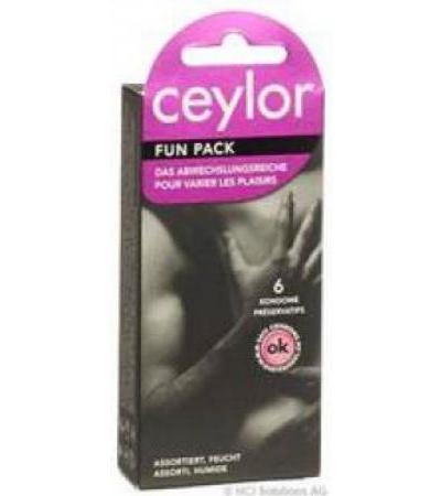 CEYLOR FUN PACK PRÄSERVATIV MIT RESERVOIR 6 STK