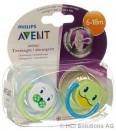 AVENT PHILIPS NUGGI TIERCHEN 6-18 MONATE 2 STK