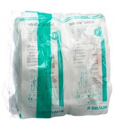 INTRAFIX SAFESET 180CM MIT RÜCKSCHLAGVENTIL 10 STÜCK