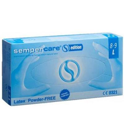 SEMPERCARE EDITION HANDSCHUHE LATEX L UNGEPUDERT 100 STK