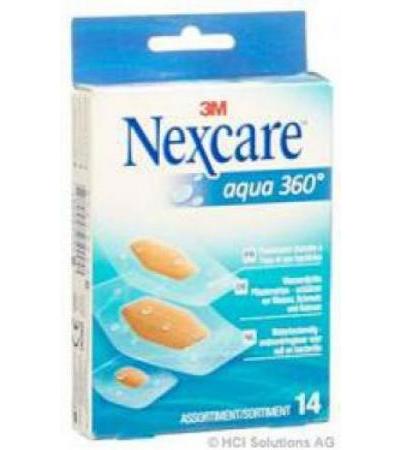 3M NEXCARE PFLASTER AQUA 360 ASSORTIERT 14 STK