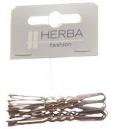 HERBA HAARNADELN 6.5CM BRAUN 12 STK