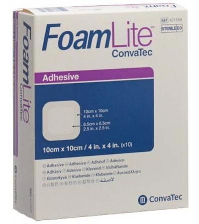FOAM LITE CONVATEC SILIKON-SCHAUMVERBAND 10X10CM 10 STK