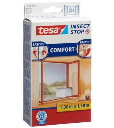 TESA COMFORT FLIEGENGITTER FENSTER 1.3X1.5M WEISS