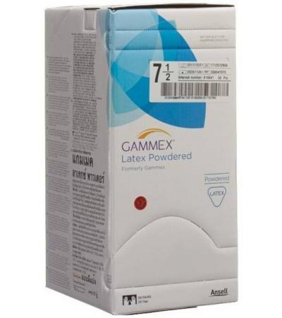 GAMMEX OP-HANDSCHUHE 7½ LATEX POWDERED 50 PAAR