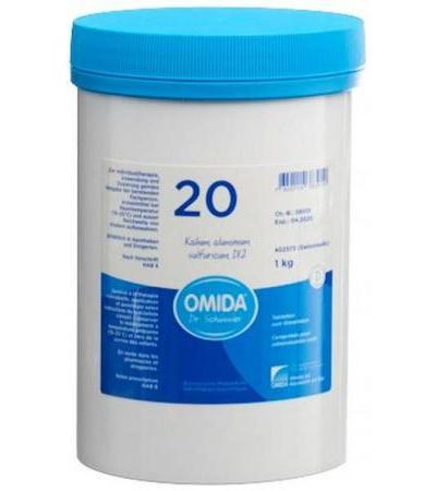 OMIDA SCHÜSSLER NO20 KAL ALUM SUL TABL D 12 1000 G