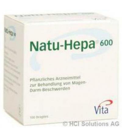 NATU HEPA DRAG 600 MG 100 STK