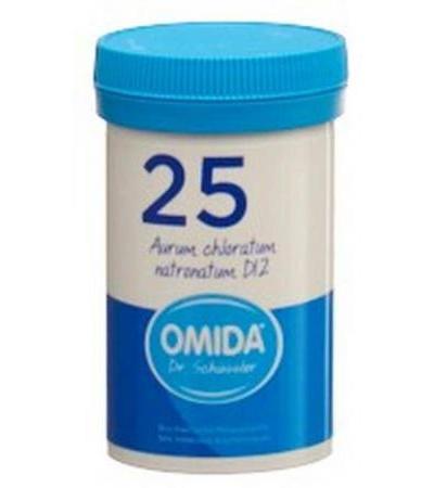 OMIDA SCHÜSSLER NO25 AUR CHLO NAT TABL D 12 100 G